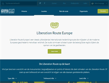 Tablet Screenshot of liberationroute.nl